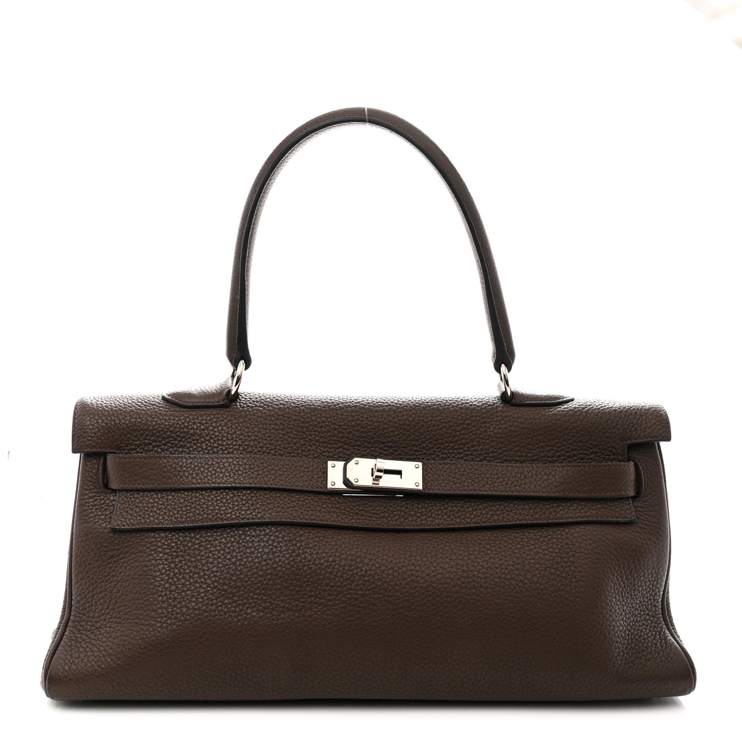 Taurillon Clemence Shoulder Kelly 40 Cafe