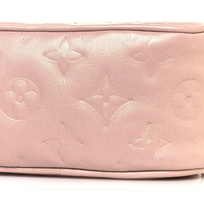 Louis Vuitton Lambskin Embossed Monogram Fall In Love Sac Coeur Light Pink 8 of 9
