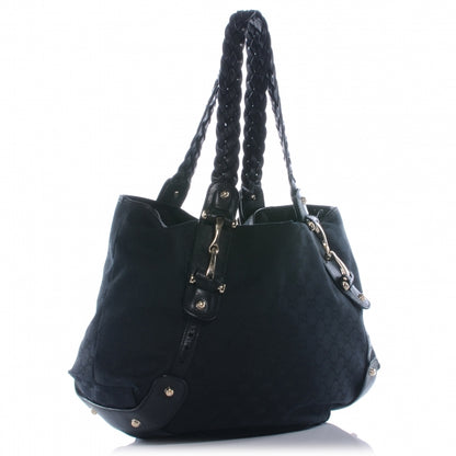 Gucci Monogram Pelham Medium Shoulder Bag Black 3 of 7
