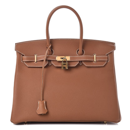 Hermes Togo Birkin 35 Gold 1 of 37