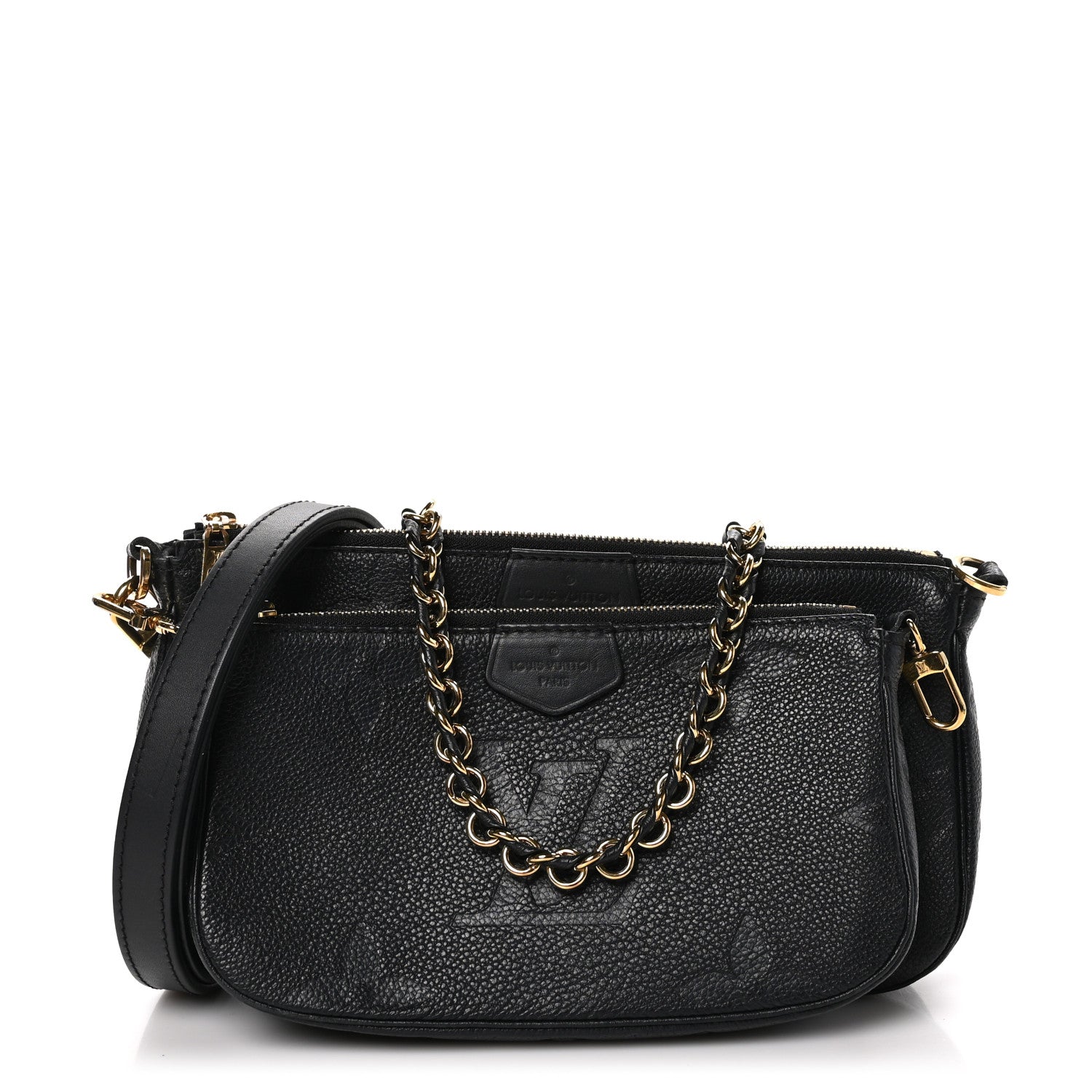 Louis Vuitton Empreinte Monogram Giant Multi Pochette Accessories Black 1 of 11
