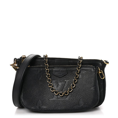 Louis Vuitton Empreinte Monogram Giant Multi Pochette Accessories Black 1 of 11