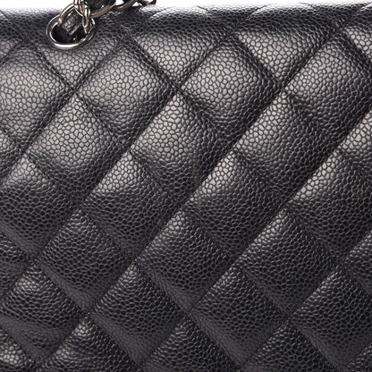 Chanel Caviar Quilted Maxi Double Flap Black 8 of 14