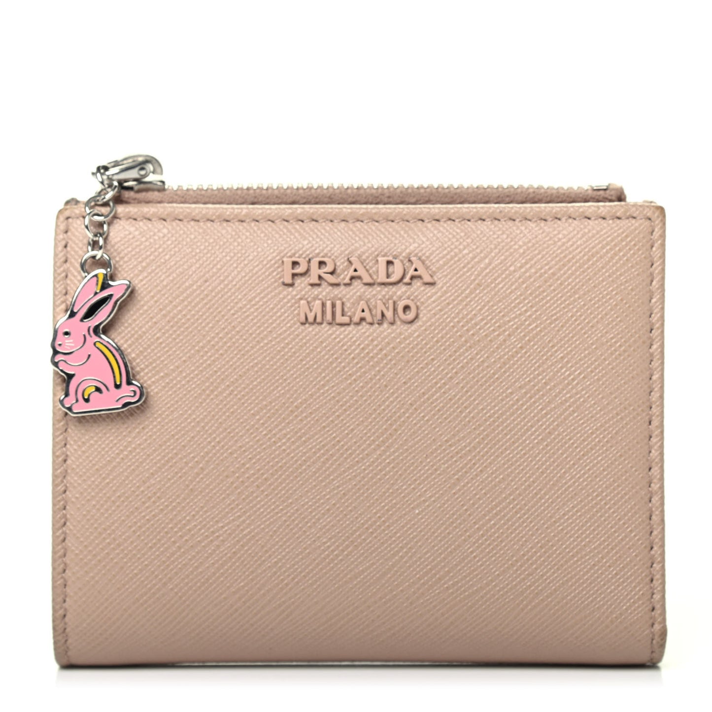 Saffiano Smalto Compact Wallet Cipria