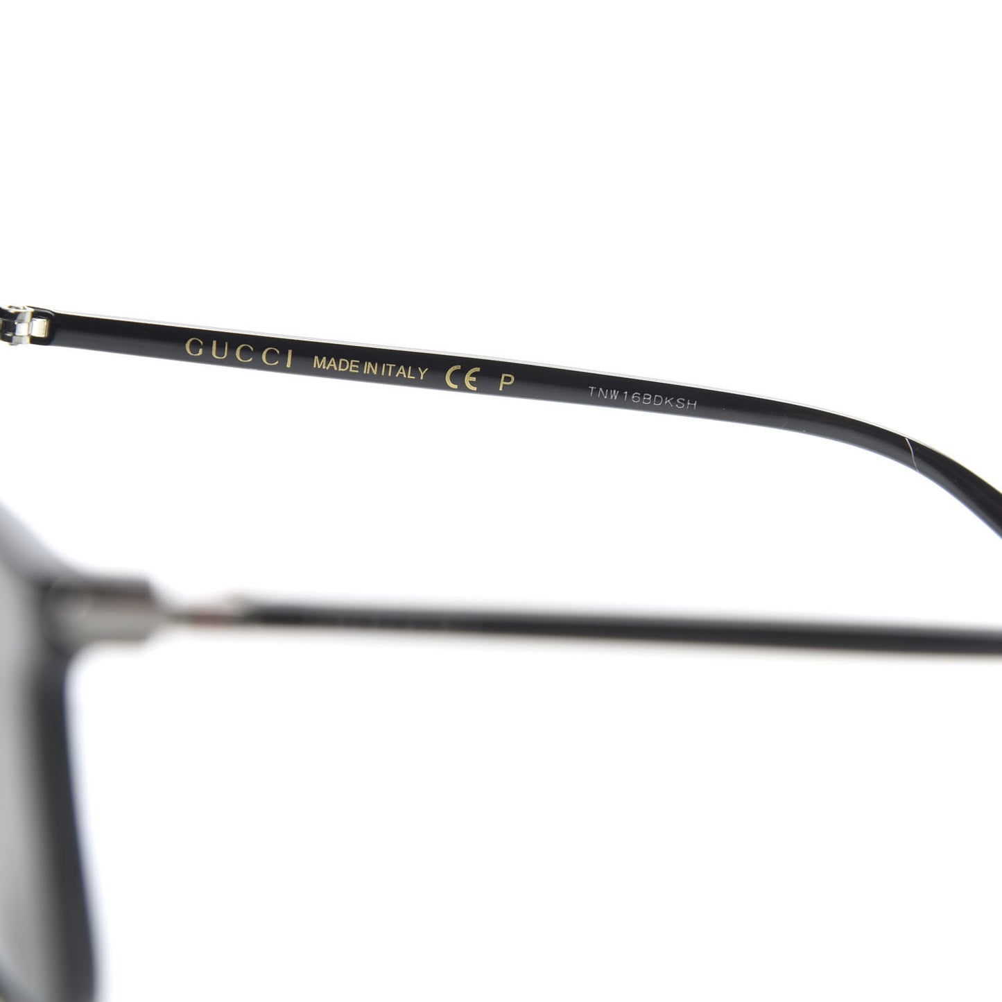 Square Frame GG0017S Sunglasses Black Grey