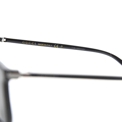 Gucci Square Frame GG0017S Sunglasses Black Grey 5 of 7