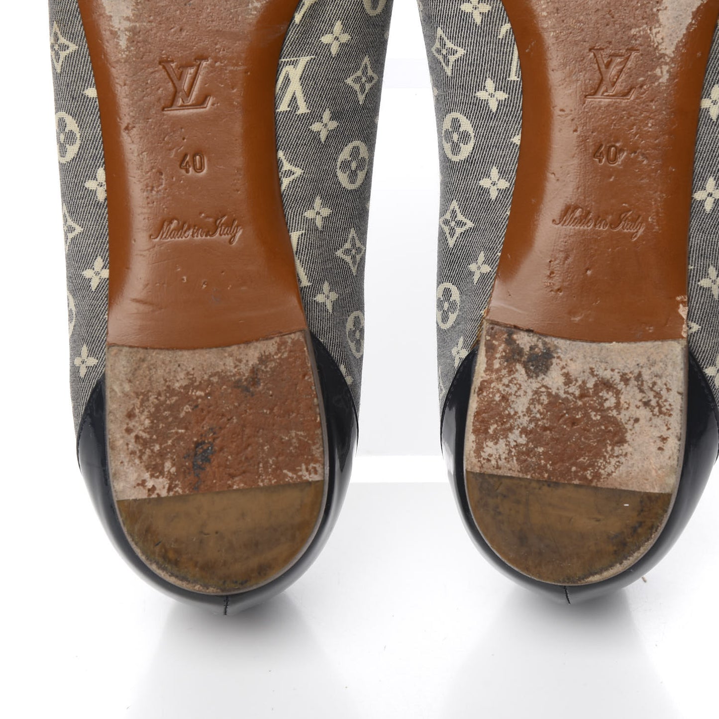 Monogram Idylle Ballerina Flats 40 Encre