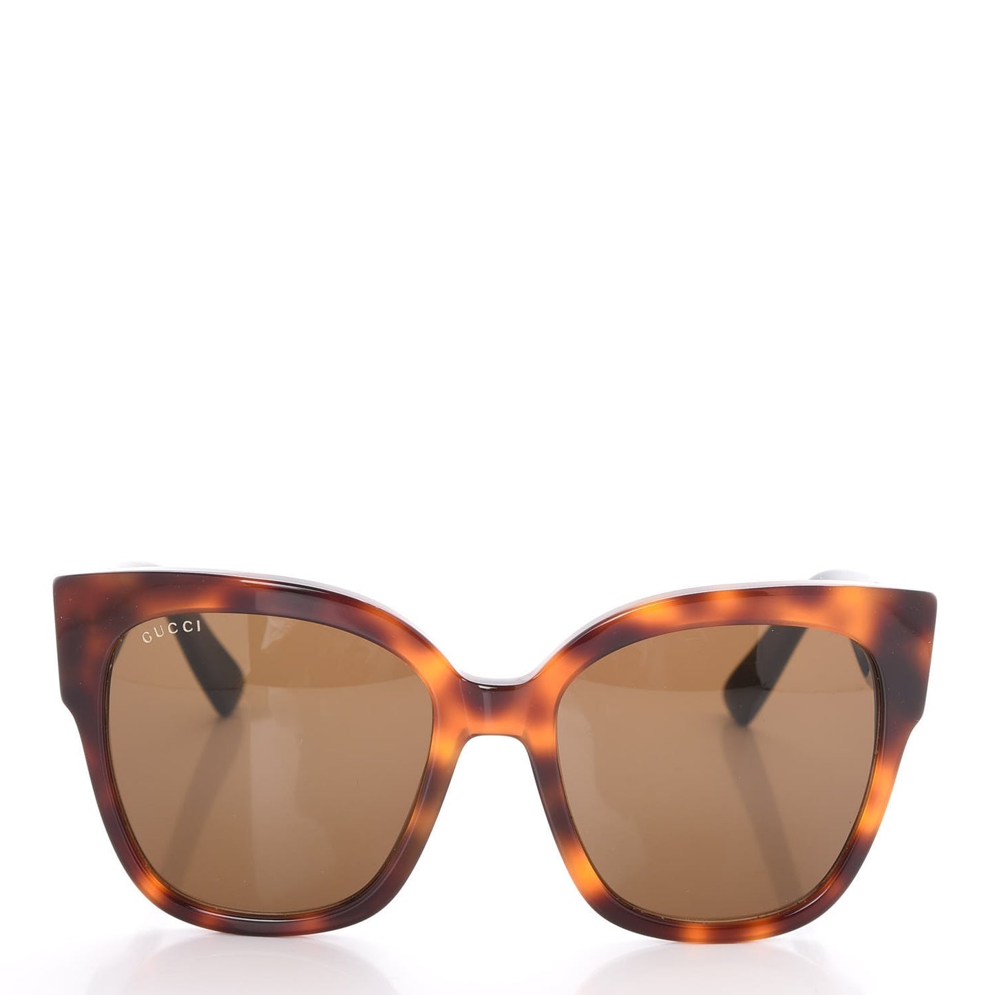 Acetate Square Frame Web Sunglasses GG0059S Tortoise