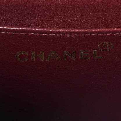 Chanel Lambskin Quilted Medium Single Flap Dark Brown 5 of 9