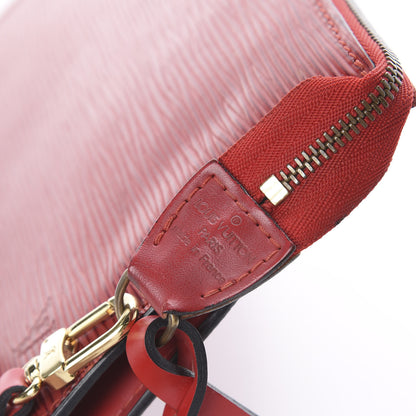 Louis Vuitton Epi Pochette Accessories 24 Castillan Red 5 of 5