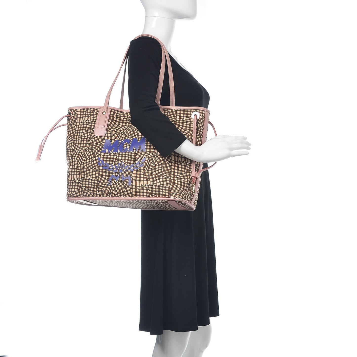 Visetos Medium Liz Reversible Shopper Tote Soft Pink