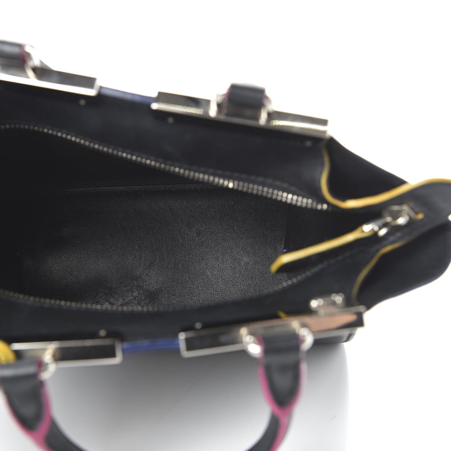 Fendi Vitello Dolce Mini 3Jours Tote Black 5 of 10