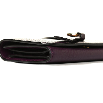 Chloe Calfskin Alphabet Compact Wallet Purple 6 of 12