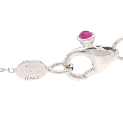 Roberto Coin 18K White Gold Diamond .25ctw Diamonds by the Inch Five Station Necklace 4 of 4