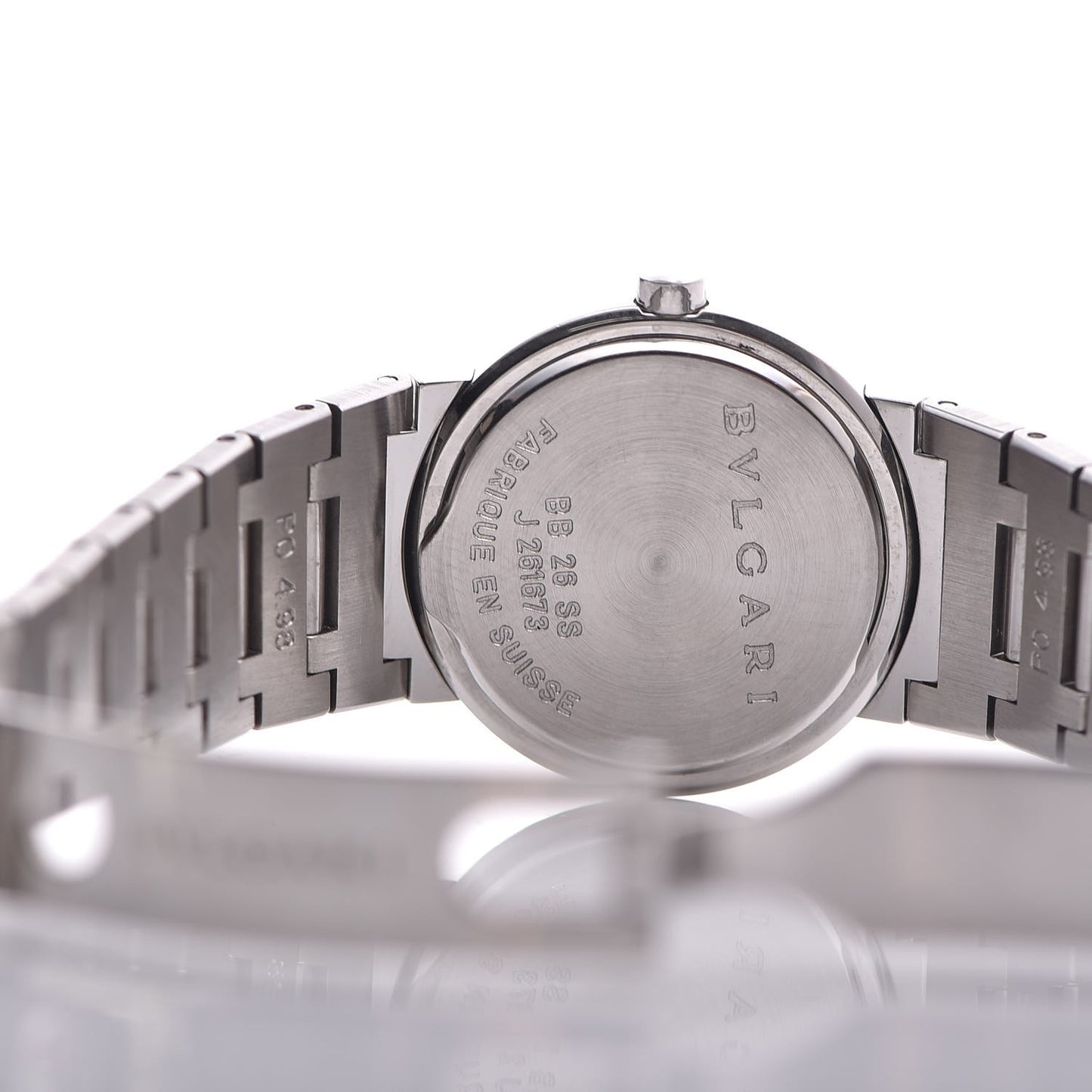 Stainless Steel 26mm Quartz Watch Black