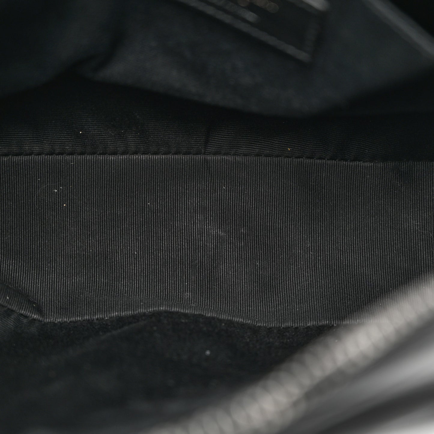 Calfskin Matelasse Monogram Monochrome Lou Camera Bag Black