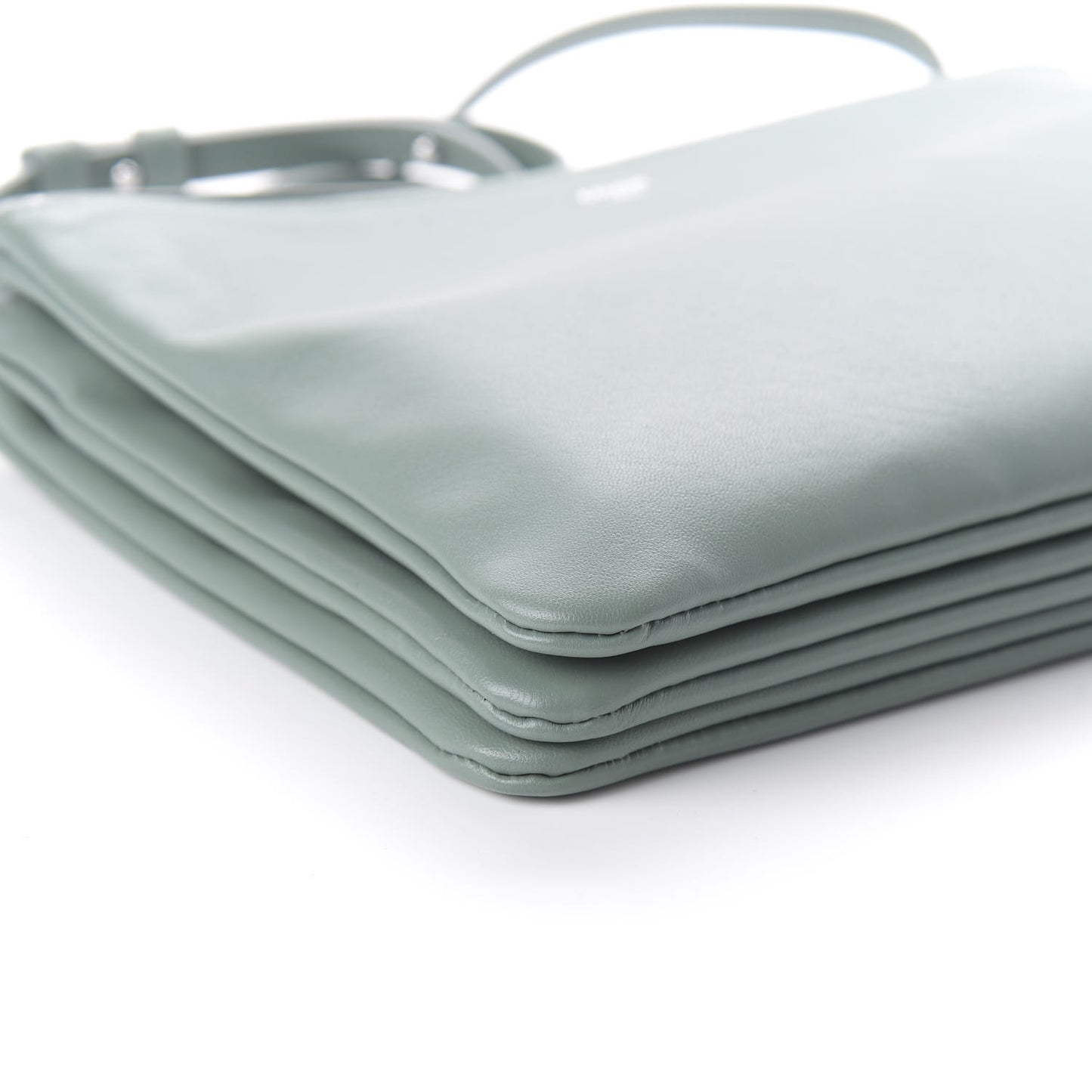 Lambskin Large Trio Crossbody Bag Jade
