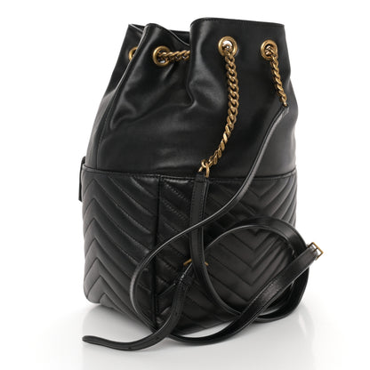 Saint Laurent Lambskin Matelasse Monogram Joe Backpack Black 3 of 11