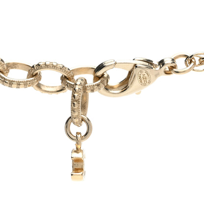 Chanel Pearl CC Round Pendant Necklace Gold 4 of 5