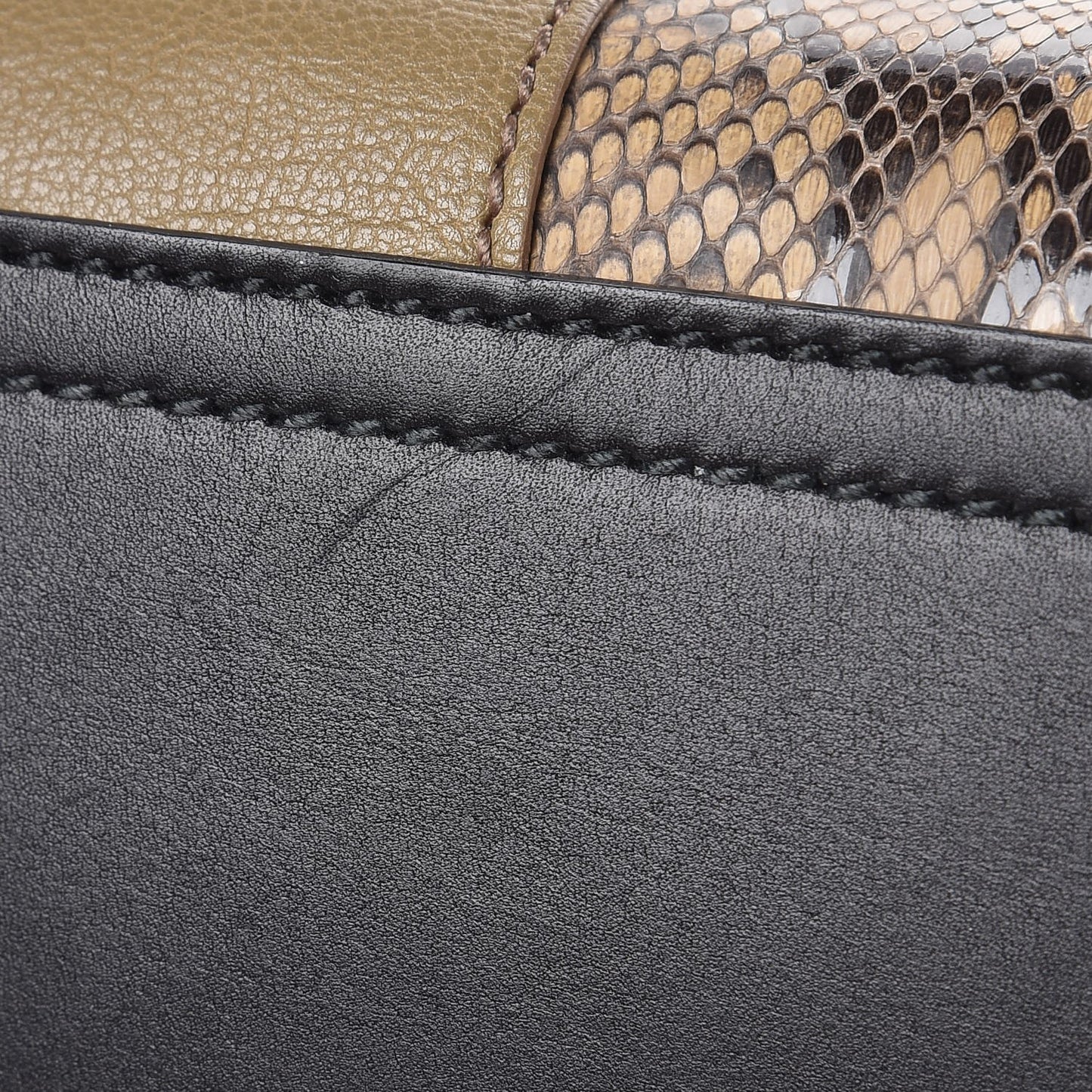 Calfskin Python Medium Cabas Chyc Brown