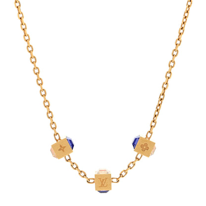Louis Vuitton Swarovski Gamble Short Necklace Azur 1 of 4