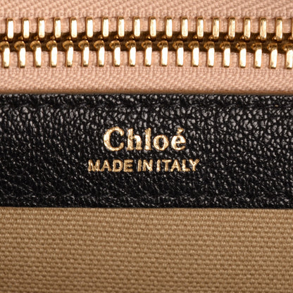 Chloe Grained Goatskin Large Dalston Satchel Black 6 of 7
