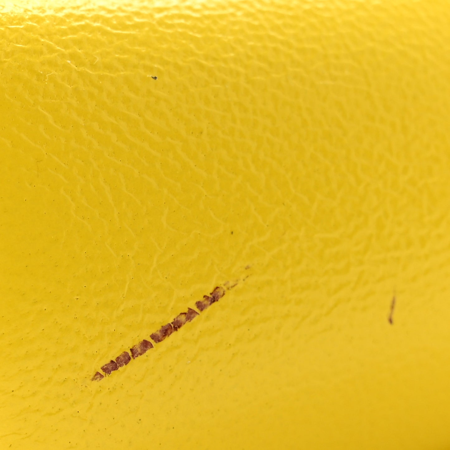 Shiny Lambskin Quilted Micro 31 Clutch With Chain Yellow