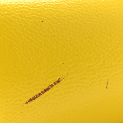 Chanel Shiny Lambskin Quilted Micro 31 Clutch With Chain Yellow 11 of 13