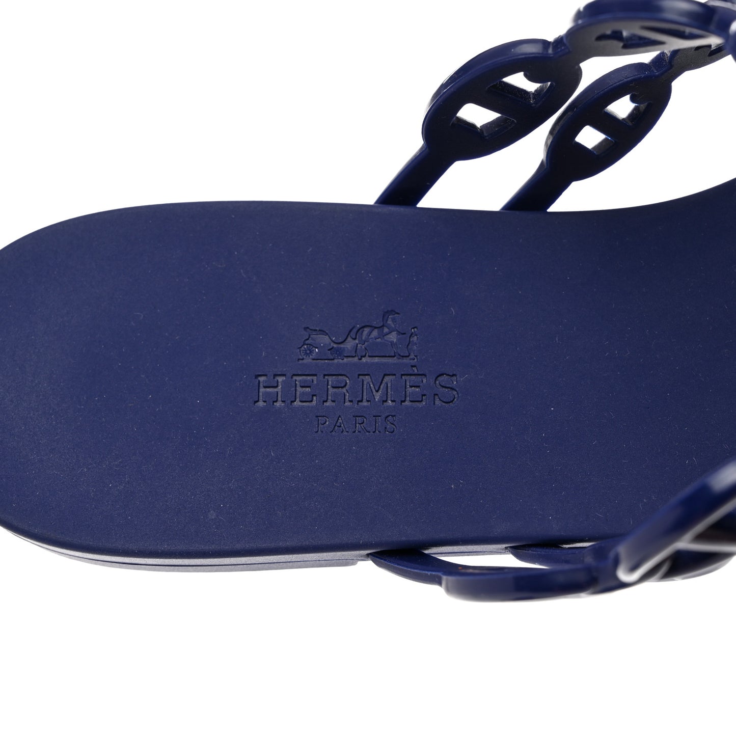 Rubber Chaine d'Ancre Island Sandals 38 Bleu Smalt