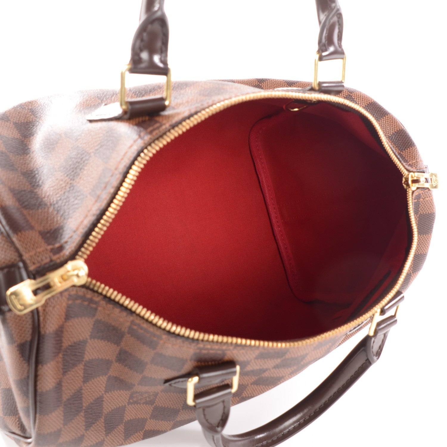 Louis Vuitton Damier Ebene Speedy Bandouliere 30 5 of 9