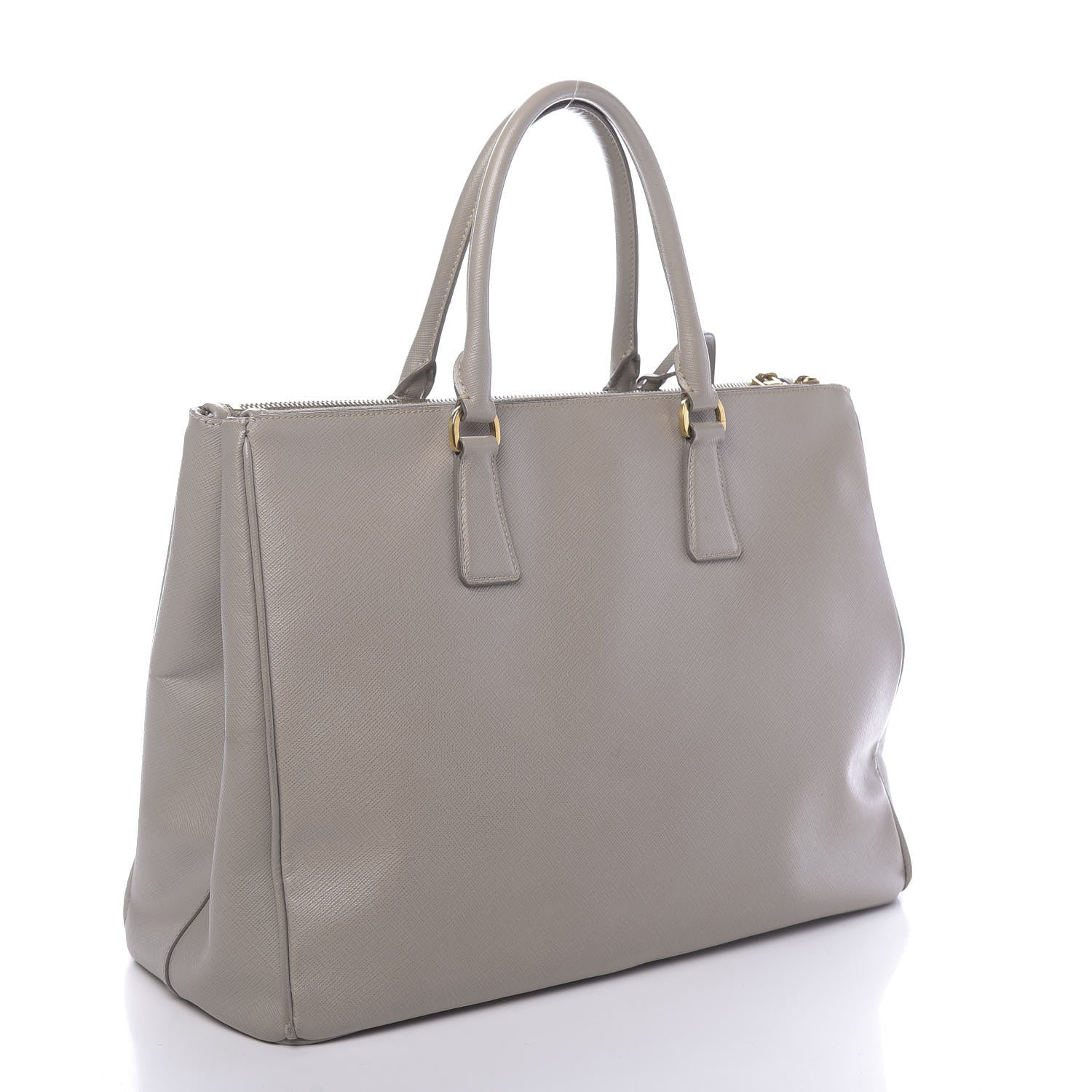 Prada Saffiano Large Galleria Double Zip Tote Pomice 3 of 23