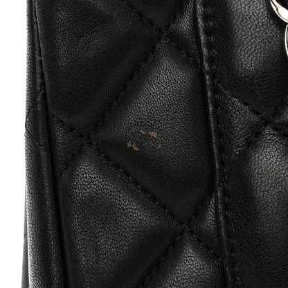 Chanel Lambskin Quilted Maxi Single Flap Black 12 of 13