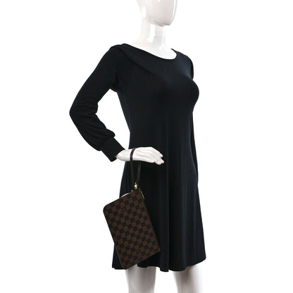 Louis Vuitton Damier Ebene Neverfull MM GM Pochette 2 of 6