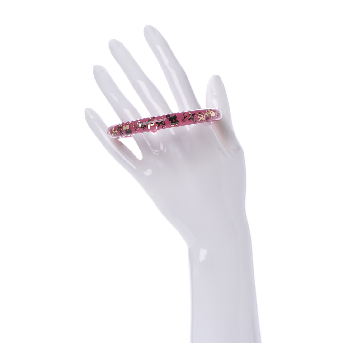 Resin Swarovski Medium Inclusion Bracelet PM Framboise