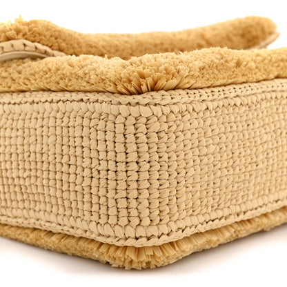 Chanel Braided Raffia Coco Beach Flap Beige 8 of 10