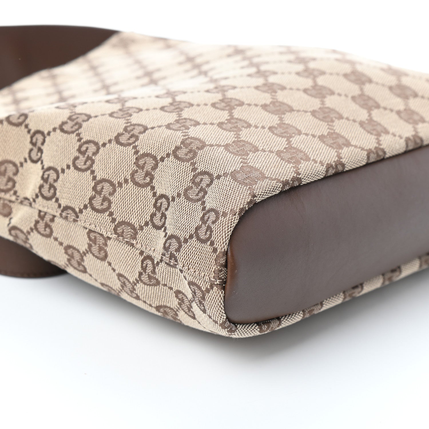 Gucci Monogram Hobo Dark Brown 8 of 9