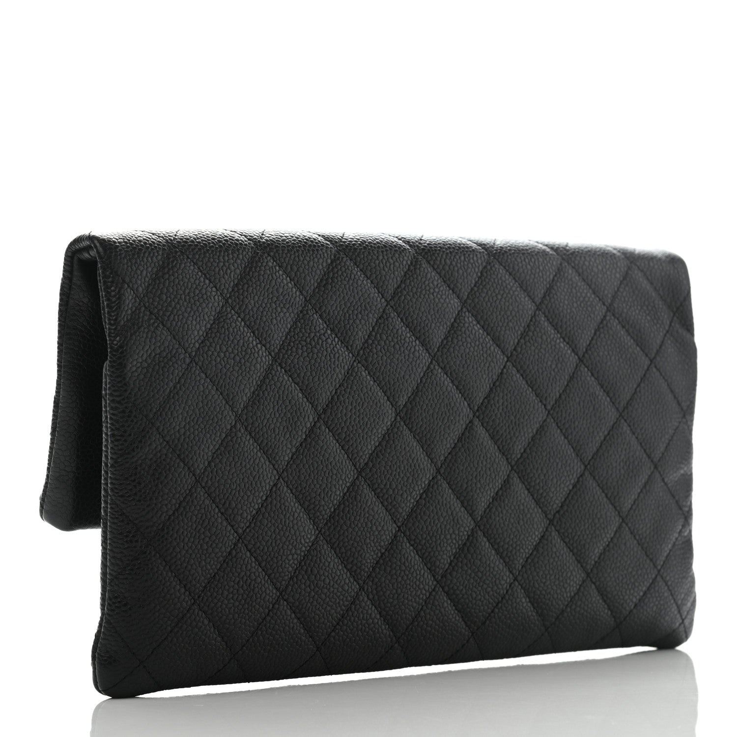Chanel Caviar Quilted CC Beauty Clutch Black 2 of 7