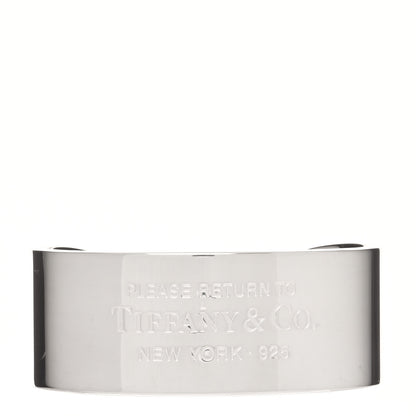 Tiffany Sterling Silver Wide Return To Tiffany Cuff Bracelet 1 of 3
