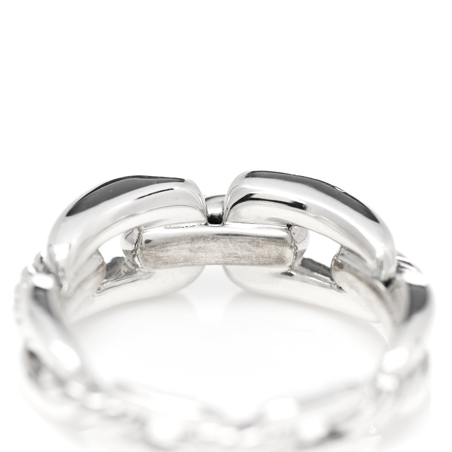 Sterling Silver 8mm Wellesley Link Ring 57 8