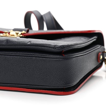 Louis Vuitton Empreinte Pochette Metis Marine Rouge 9 of 9