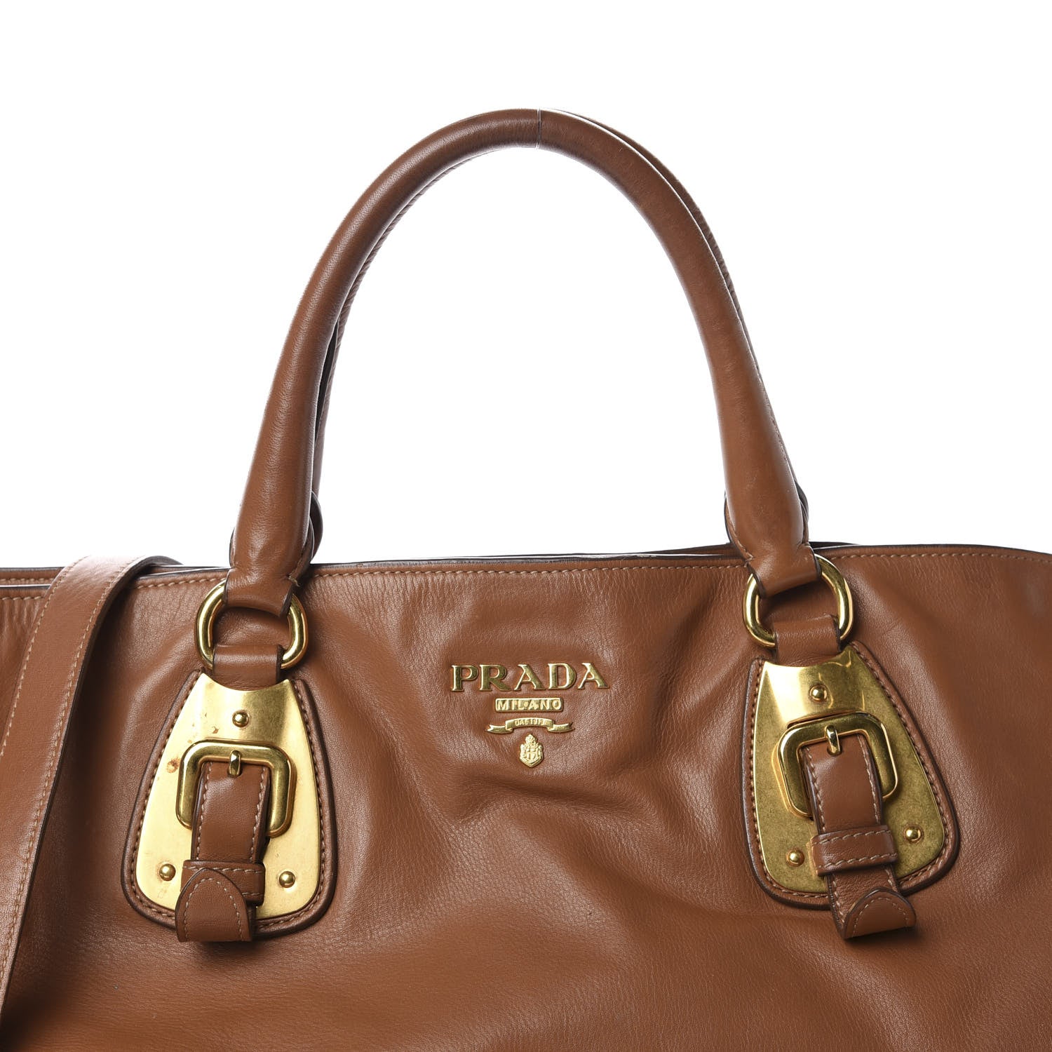 Prada Vitello Daino Tote Cannella 18 of 18