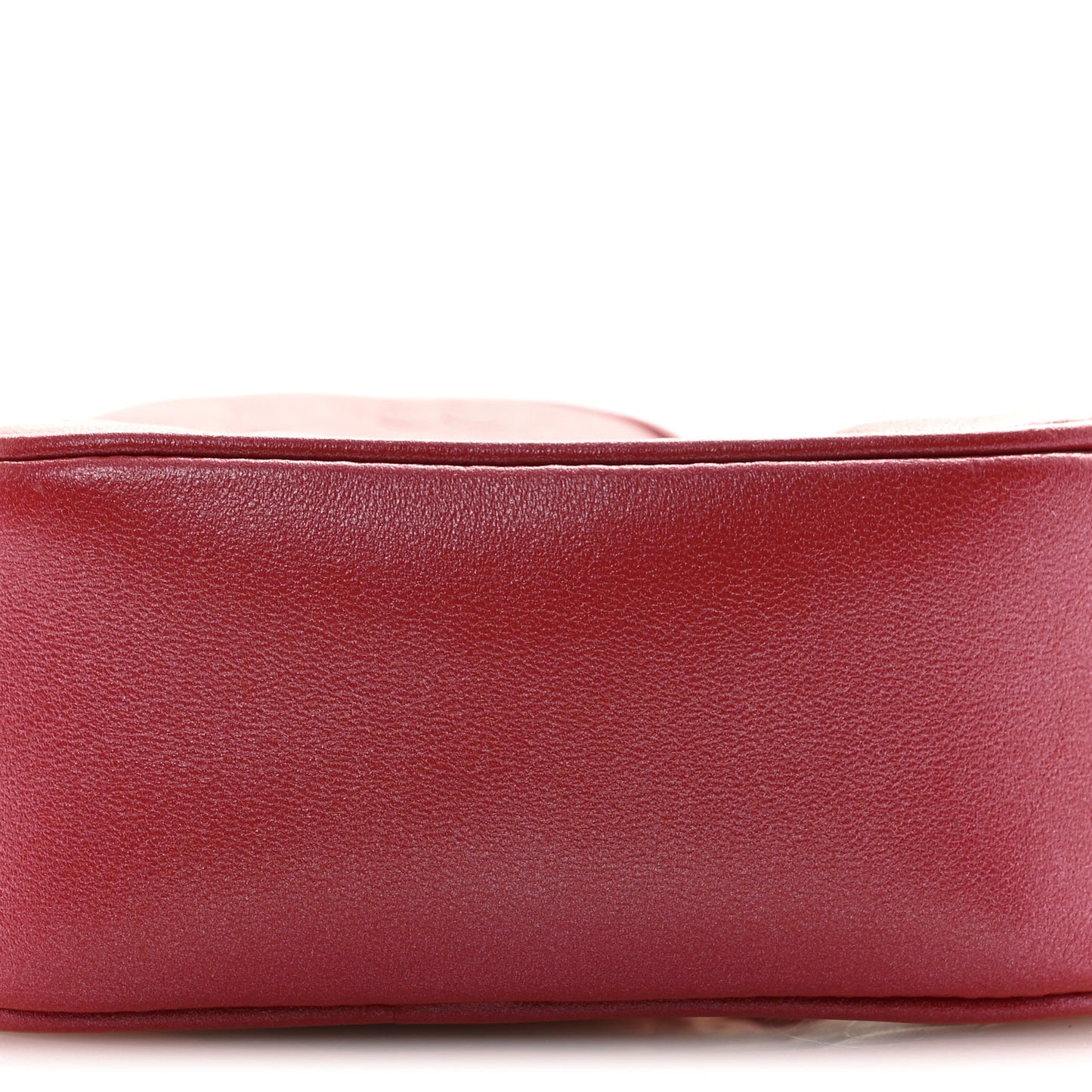 Lambskin Embossed Monogram Fall In Love Sac Coeur Heart Chain Bag Lipstick Red