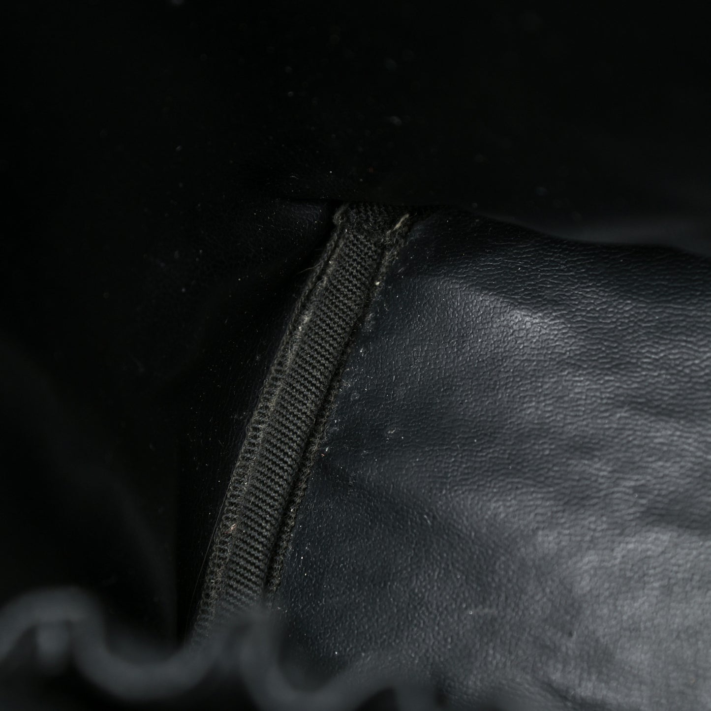 Lambskin Vanity Cosmetic Case Black