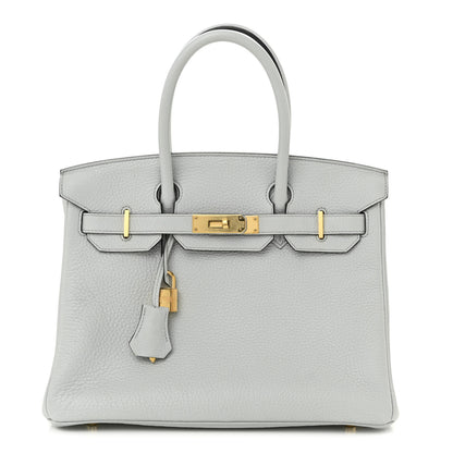 Hermes Togo Birkin 30 Bleu Pale 1 of 11