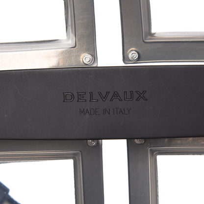 Delvaux Vinyl Gladiator Tempete Satchel Antique Silver Gold 6 of 8