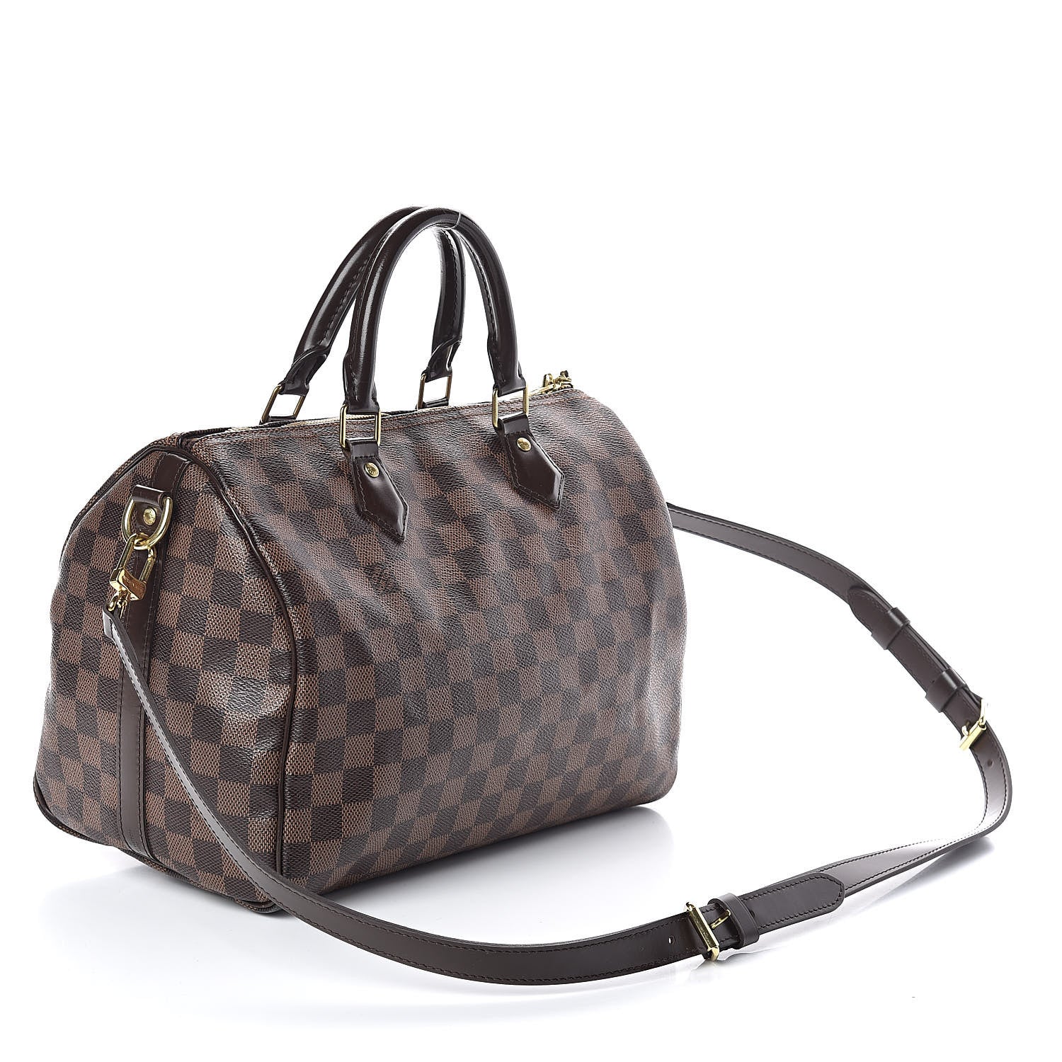 Louis Vuitton Damier Ebene Speedy Bandouliere 30 3 of 15