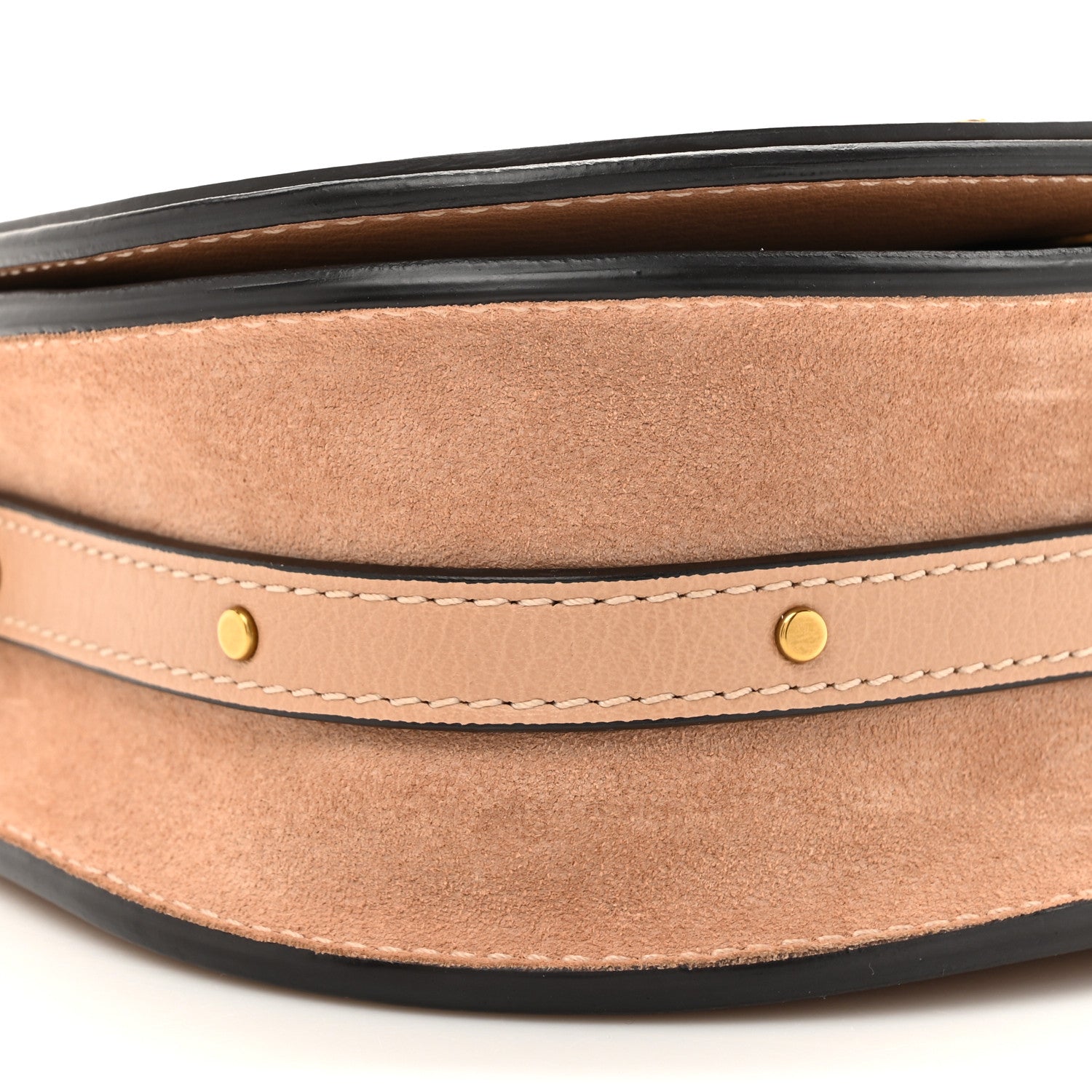 Chloe Calfskin Suede Small Nile Bracelet Bag Biscotti Beige 11 of 13