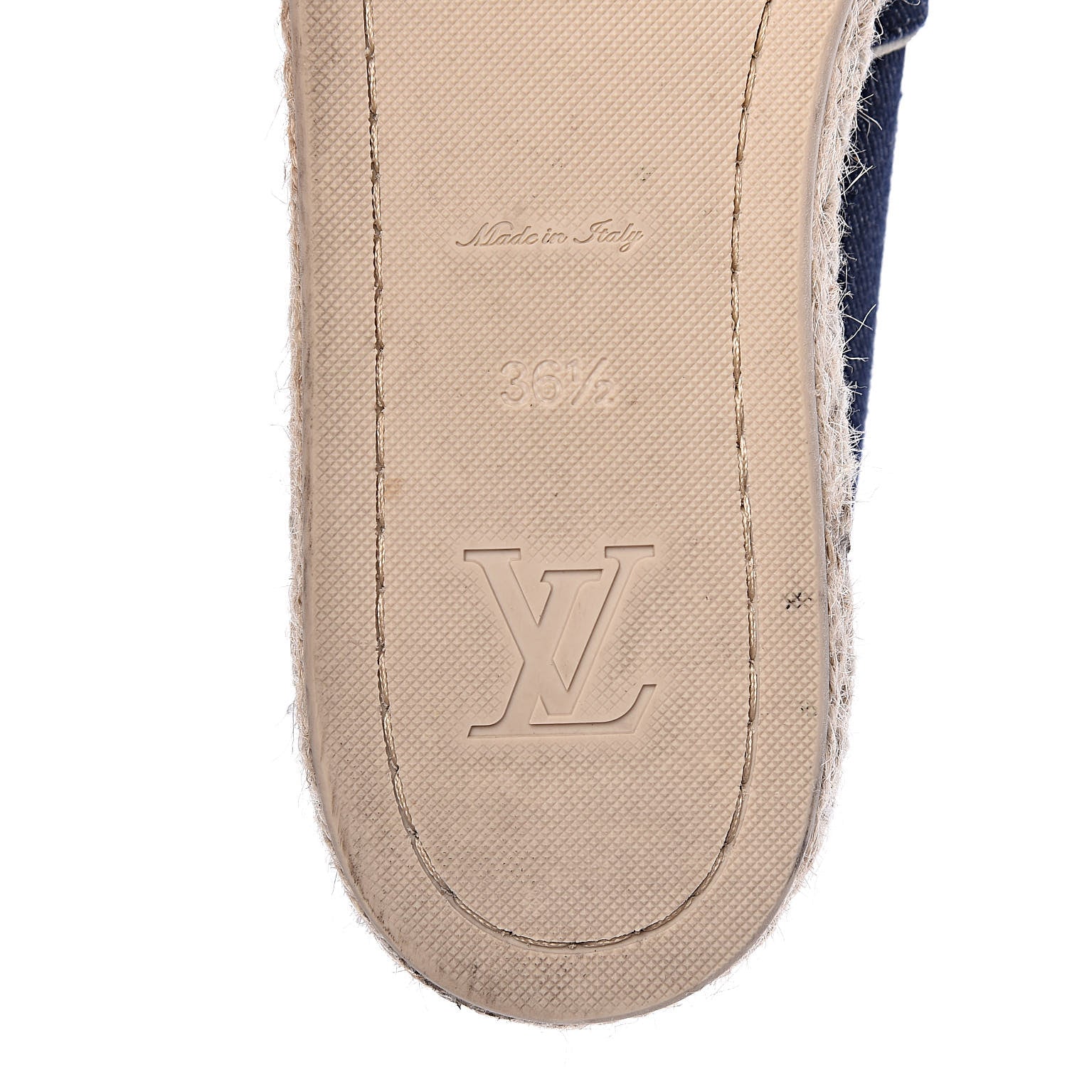 Louis Vuitton Canvas Postcard Espadrille Flats 36.5 7 of 15