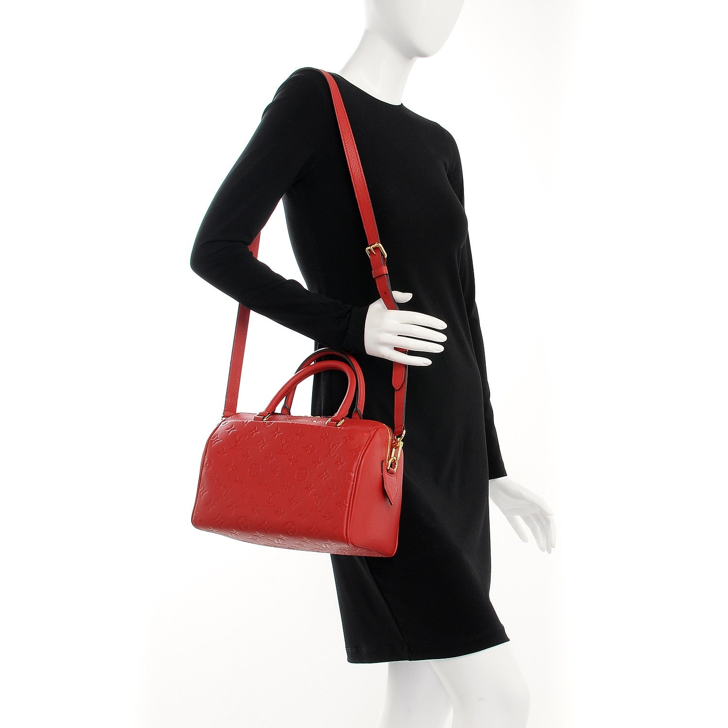 Louis Vuitton Empreinte Speedy Bandouliere 25 NM Cherry 2 of 8
