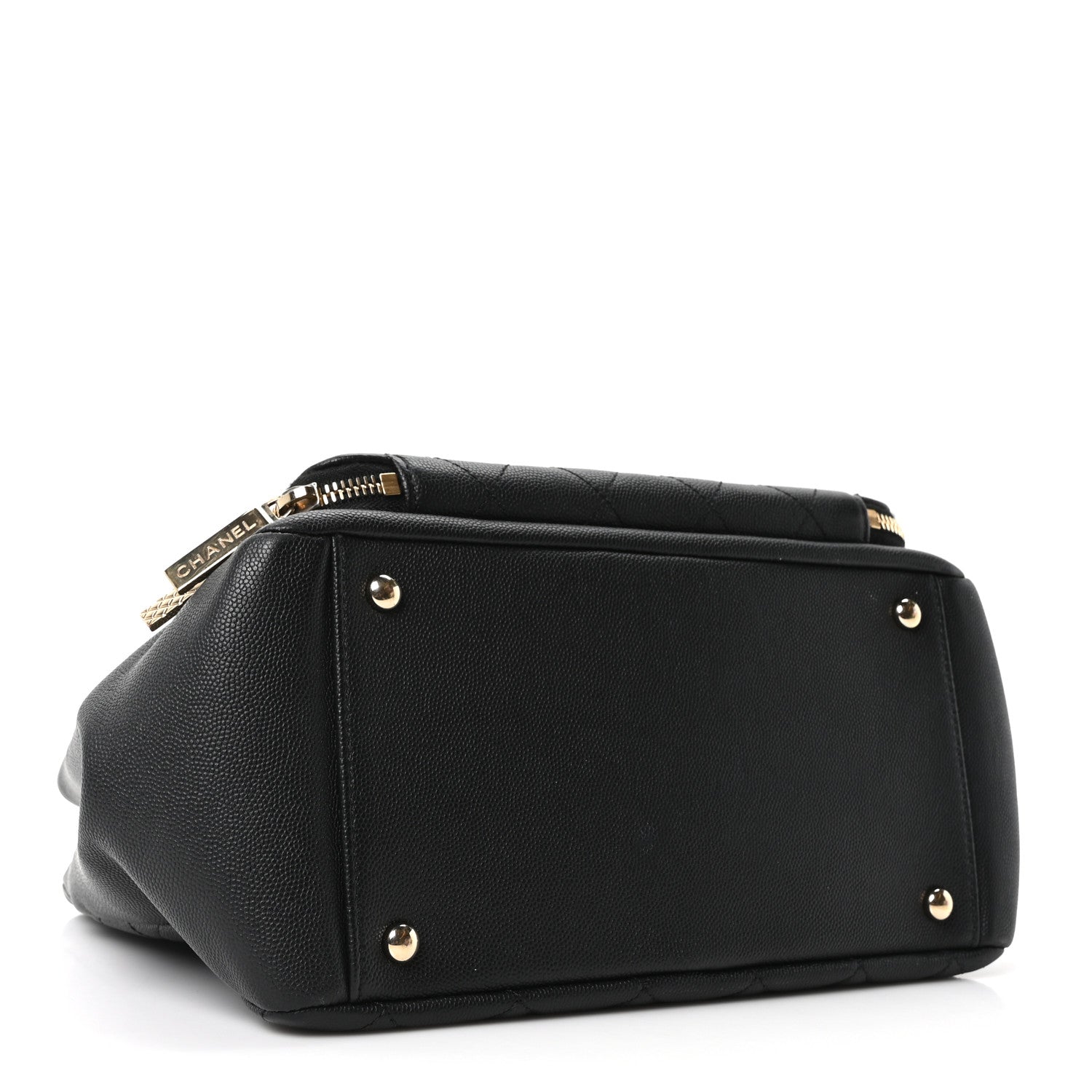 Chanel Caviar Quilted Small Business Affinity Shopping Bag Black 4 of 10